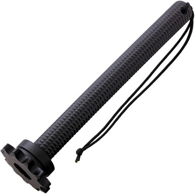 American Tomahawk Company Trench Baton Black - 14" Overall, Black Head, Dupont Supertough Black Nylon Handle