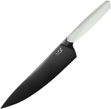 Xin Cutlery XinCore 8.5" 14C28N Sandvik Steel Chef Knife - Sculpted White G10 Handle