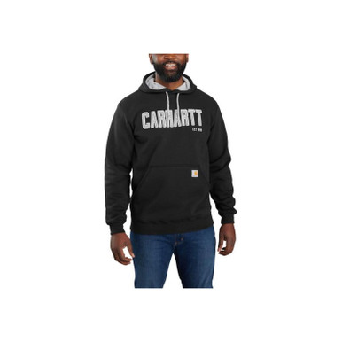 Carhartt Mens Loose Fit Midweight Felt Logo Graphic Sweatshirts