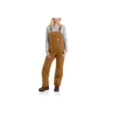 Carhartt Womens Quilt Lined Duck Bib Insulated Overalls