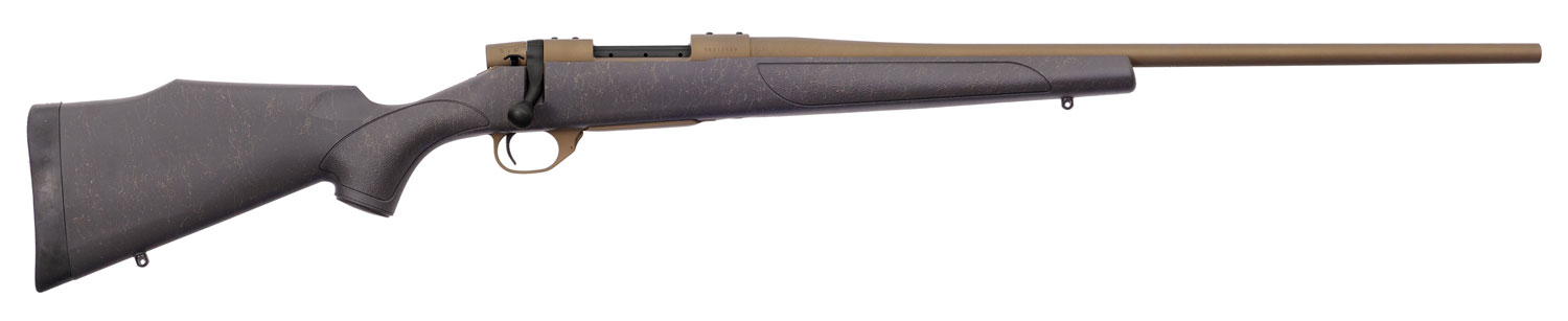 Weatherby Vanguard Weatherguard Rifle VWB65CMR4T, 6.5 Creedmoor, 24", Black Stock, Burnt Bronze Cerakote, 4 Rds