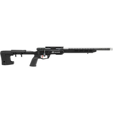 Savage B22 Precision Lite Rifle 22 LR 18 in. Black RH