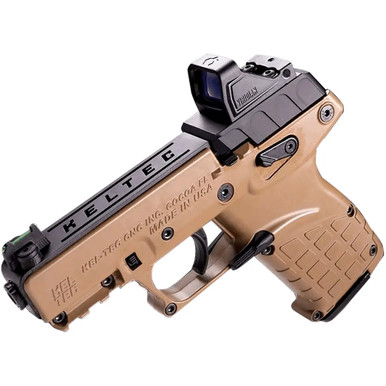 Keltec P17 Optics Ready Pistol22 lr. 3.8 in. Tan 17 rd. With Optic/Holster
