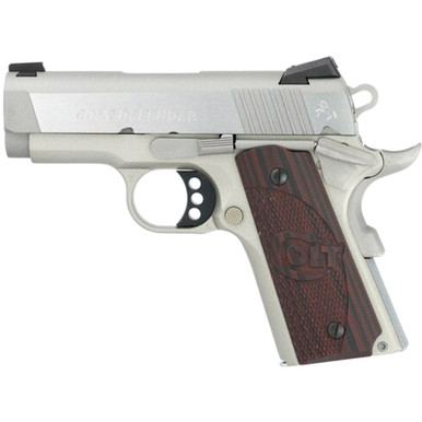 Colt 1911 Defender Pistol 45 ACP 3 in. Anodize / Stainless 7 rd.