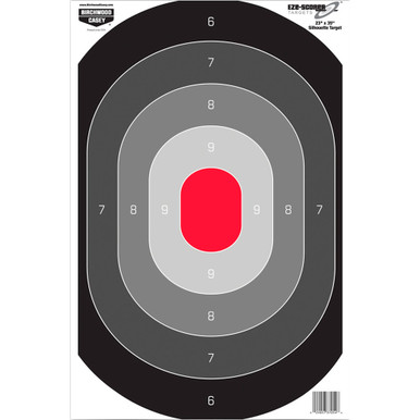 Birchwood Casey Eze-Scorer Oval Silhouette 23 x 35 in. 100 pk