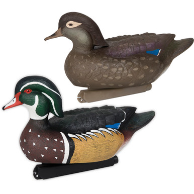 Zink Floater Duck Decoys Wood Ducks 6 pk.