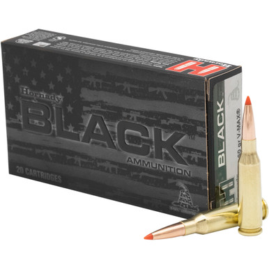 Hornady Black Rifle Ammo 6mm Creedmoor 105 gr. BTHP Match Black 20 rd.