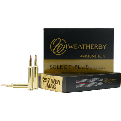 Weatherby Rifle Ammo 257 WBY 100 gr. Scirocco 20 rd.