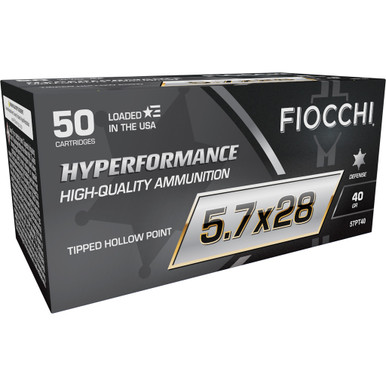 Fiocchi Hyperformance Defense Pistol Ammo 5.7x28mm 40 gr. THP 50 rd.