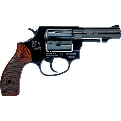 Heritage Roscoe Revolver 38 Spl. 3 in. Black Wood Grips 5 rd.