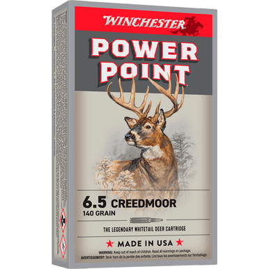 Winchester Super-X Rifle Ammo 6.5 Creedmoor 140 gr. Powerpoint SX 20 rd.