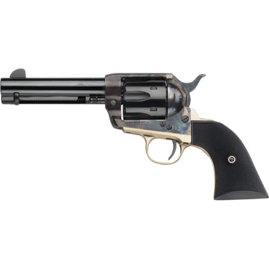 Pietta 1873 Gunfighter Revolver 357 Mag. 4.75 in. Checkered Black Grip