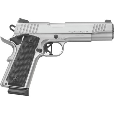 Charles Daly 1911 Superior Pistol 45 ACP 5 in Chrome - (2)-8 rd
