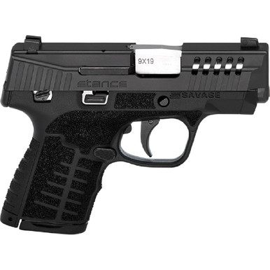 Savage Stance MC9MS Pistol 9mm 3.2 in. Black NS 7+1/8+1 rd.