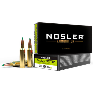 Nosler Ballistic Tip Rifle Ammunition300 WSM 165 gr. BT SP 20 rd.