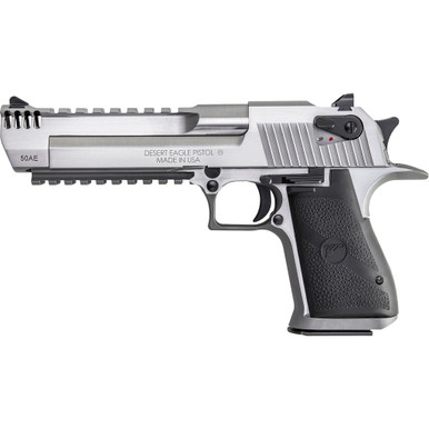 Magnum Research Desert Eagle Mark XIX Pistol 50 AE 6 in. Stainless Steel 7 rd. Muzzle Brake