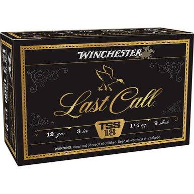 Winchester Last Call Waterfowl TSS Load 12 ga. 3 in. 1 1/4 oz. 9 Shot 10 rd.