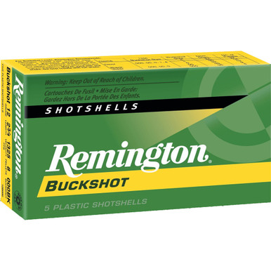 Remington Express Buckshot Loads 12 ga. 2.75 in. 8 Pellet 000 Buck 5 rd.