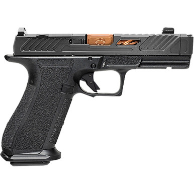 Shadow Systems XR920P Elite Slide Optic Pistol 9mm 4.5 in. Black Frame Ported Barrel Bronze 15 rd