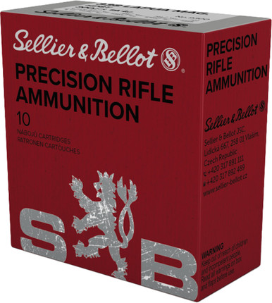 Sellier & Bellot Rifle Ammo 338 Lapua Mag HPBT 300 gr. 10 rd.