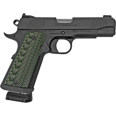 Colt 1911 Custom Carry Commander Pistol 9mm 4.25 in. Stainless / Smoke DLC 9 rd.