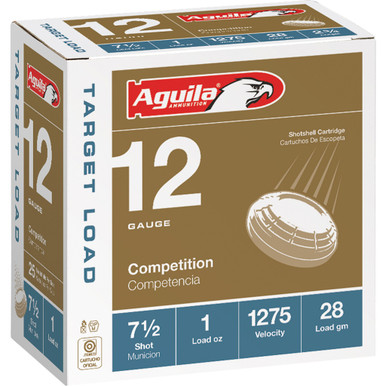 Aguila Target Shotgun Load 12 ga. 2.75 in. 1 oz. 1275 FPS 7.5 Shot 25 rd.
