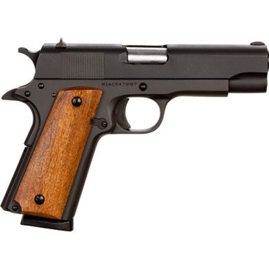 Rock Island GI Standard MS 1911 Pistol 45 ACP 4.2 in. Black Parkerized 8 rd.