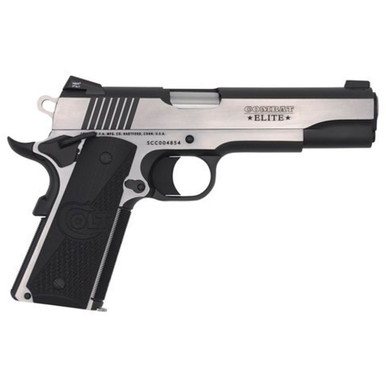 Colt 1911 Combat Elite Commander Pistol 9mm 5 in. TT Elite Two Tone 9 rd.