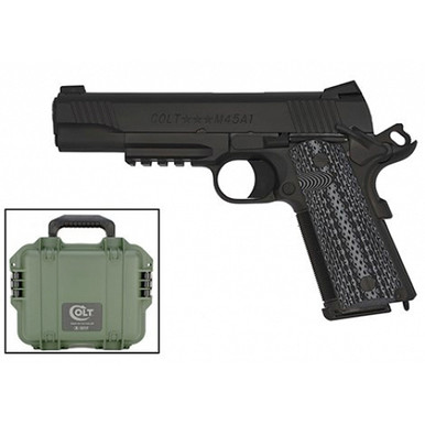 Colt 1911 Custom CQB Pistol 45 ACP 5 in. Black DLC 8 rd.