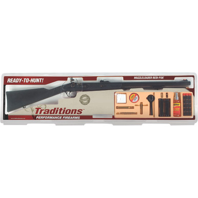 Traditions PA Pellet Ultralight Flintlock Redi-Pak .50 Cal. 26 in. Black CeraKote Syn Black