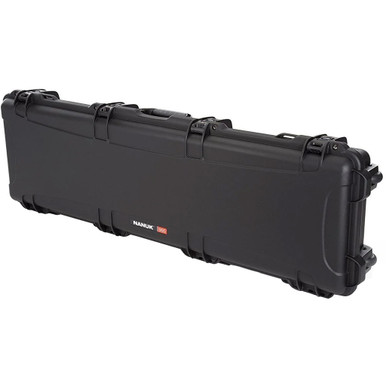 Nanuk Long Gun Hard Case w/Foam Black 52 in.Retractable Wheels and Handle