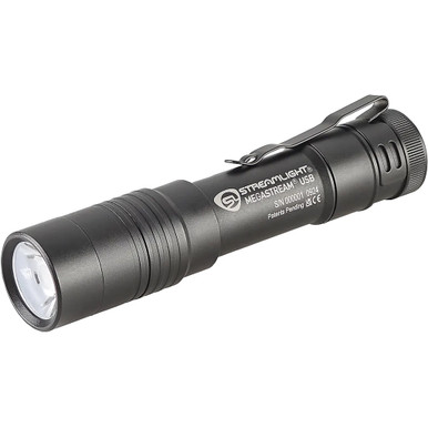 Streamlight Megastream Rechargeable USB Flashlight 1800 Lumen Adjustable w/Battery & Cable