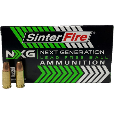 Carbon City Lead Free Ball Pistol Ammo 380 75 gr. Lead Free Ball 50 rd. Steel Case