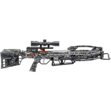 Wicked Ridge Invader M1 De-Cock Crossbow Package ACUdraw Pro View 400 Scope Peak Camo