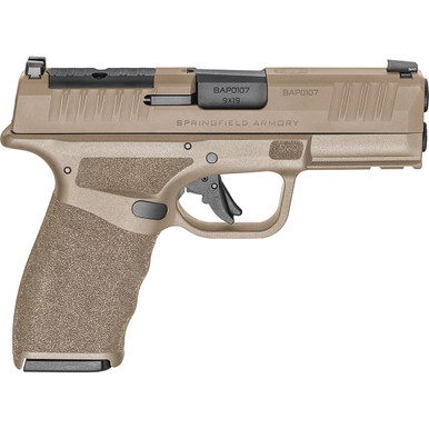 Springfield Hellcat Pro OSP Pistol 9mm 3.7in Barrel FDE 15rd and 17rd Magazines