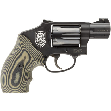 Smith and Wesson 432 UC Revolver 32 H&R Mag. 1.675in Barrel 6rd SOA Logo