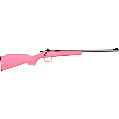 Keystone Crickett My First Rifle 22 LR 16 in. Pink Stainless RH
