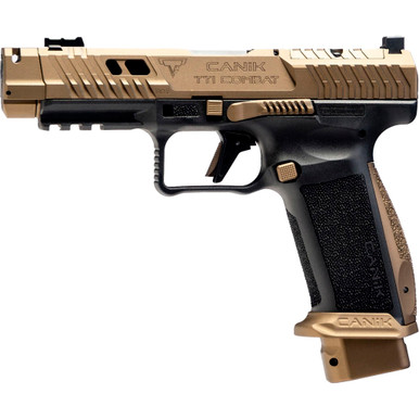 Canik TTI Combat Pistol 9mm 4.6 in. Bronze 18 rd.