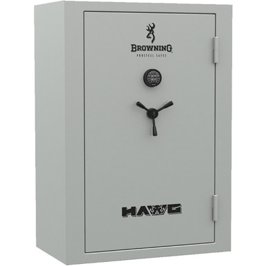 Browning Hawg 49 Safe Putty Gray Black Chrome Hardware E-Lock