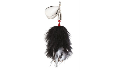 Blue Fox Vibrax Super Bou Spinner 7.75in Black