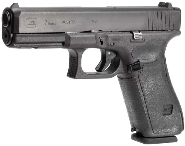 Hogue Wrapter Adhesive Grip for Glock 17/34/45/19X Gen5, Black Rubber (17170)