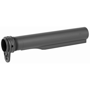 2A Armament Builder Series AR10 Buffer Tube Assembly - 5-Position Billet Buffer, Aluminum End Plate, Steel Barrel Nut, Anodized Black Finish