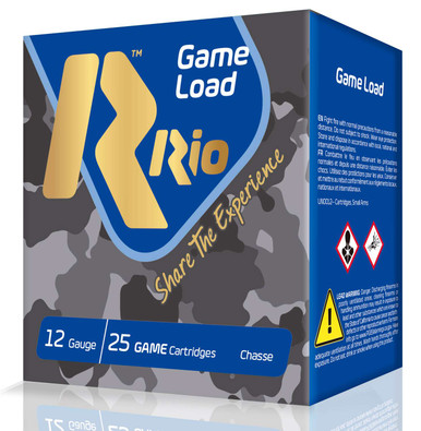 RIO AMMUNITION SG3275 Game Load Super Game High Velocity 12 Gauge 2.75" 1-1/8 oz 7.5 Shot- 25 Shells per Box