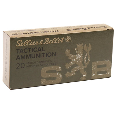Sellier & Bellot SB76239A Rifle 7.62x39mm 124 gr Full Metal Jacket (FMJ) - 20 Rounds per Box