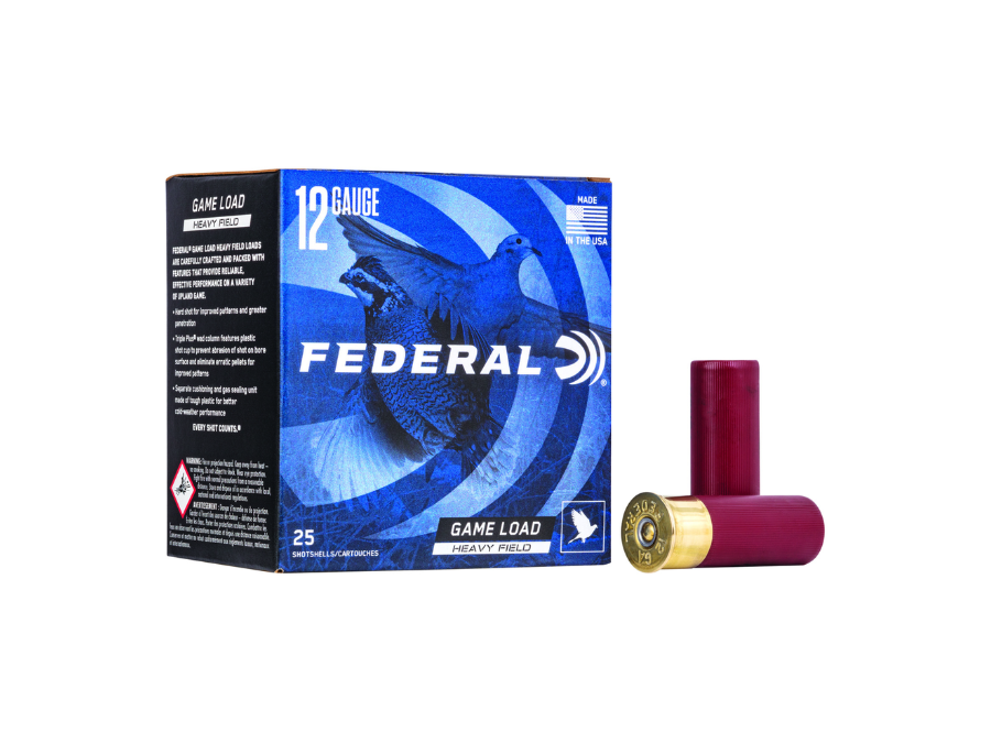 Game-Shok Heavy Field 12 GA #4 Shot 1-1/8 oz 25-Rounds 2.75"