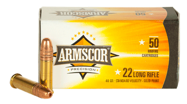Armscor 50012PH Rimfire 22 LR 40 gr Soft Point (SP) - 50 rounds per Bx