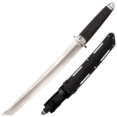 Cold Steel 35AE Magnum Tanto XII Fixed Blade - 12" VG-10 San Mai Blade, Kraton Handle, Secure-Ex Sheath