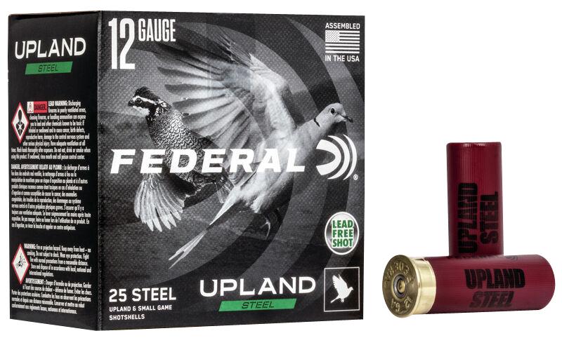 Federal Upland Field & Range Shotshells USH12275, 12 Gauge, 2-3/4", 1 oz, #7.5 Steel Shot, 25 Rds/bx