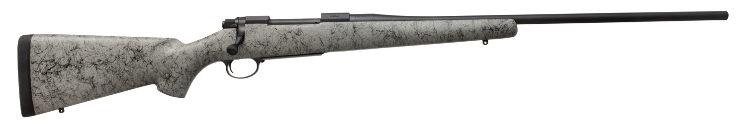 Nosler M48 Liberty Bolt Action Rifle 39448, 6.5 Creedmoor, 24", Black Webbed Gray Stock, Graphite Cerakote Finish, 4 Rds