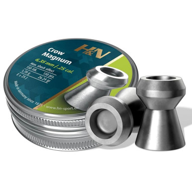 H&N Sport Crow Magnum .25 Caliber 26.24 Grain Air Rifle Pellets